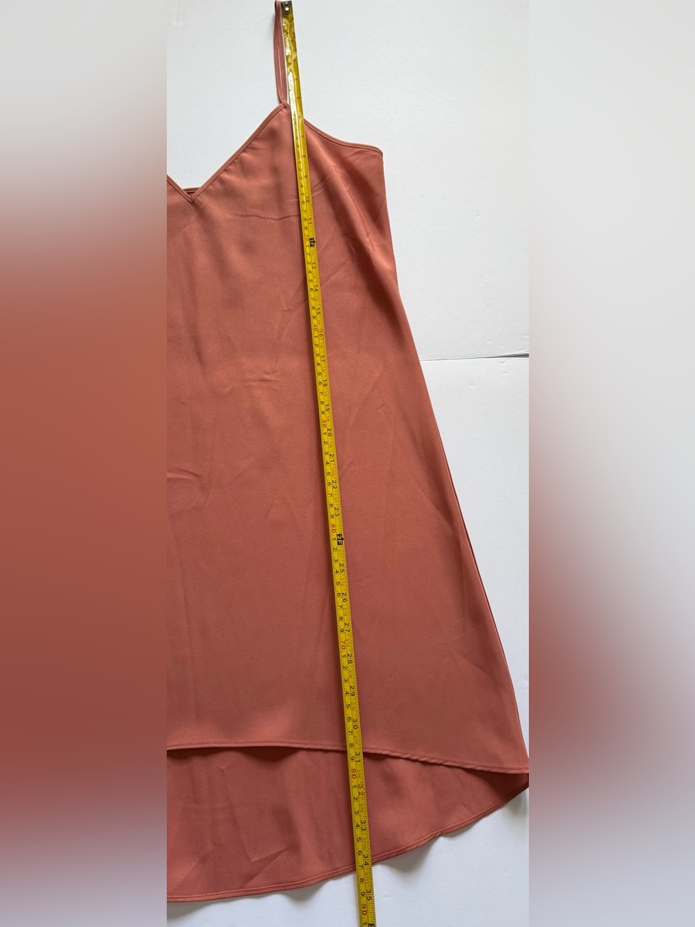 Cinq à Sept Rose Gold Pleated Ruffle Neck Dress - Picture 9 of 11